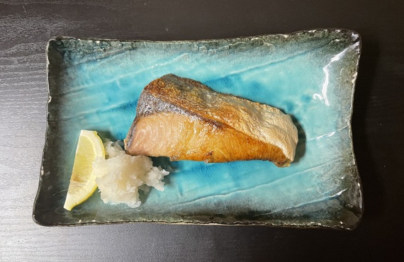 脂の乗った寒ブリの塩焼で美味しい日本酒を！